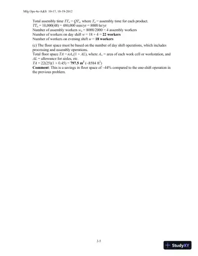 Solution Manual for Automation, Production Systems, and Computer-Integrated Manufacturing, 4th Edition - Page 10 preview image