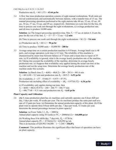 Solution Manual for Automation, Production Systems, and Computer-Integrated Manufacturing, 4th Edition - Page 14 preview image