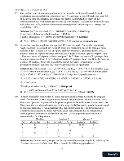 Solution Manual for Automation, Production Systems, and Computer-Integrated Manufacturing, 4th Edition - Page 15 preview image