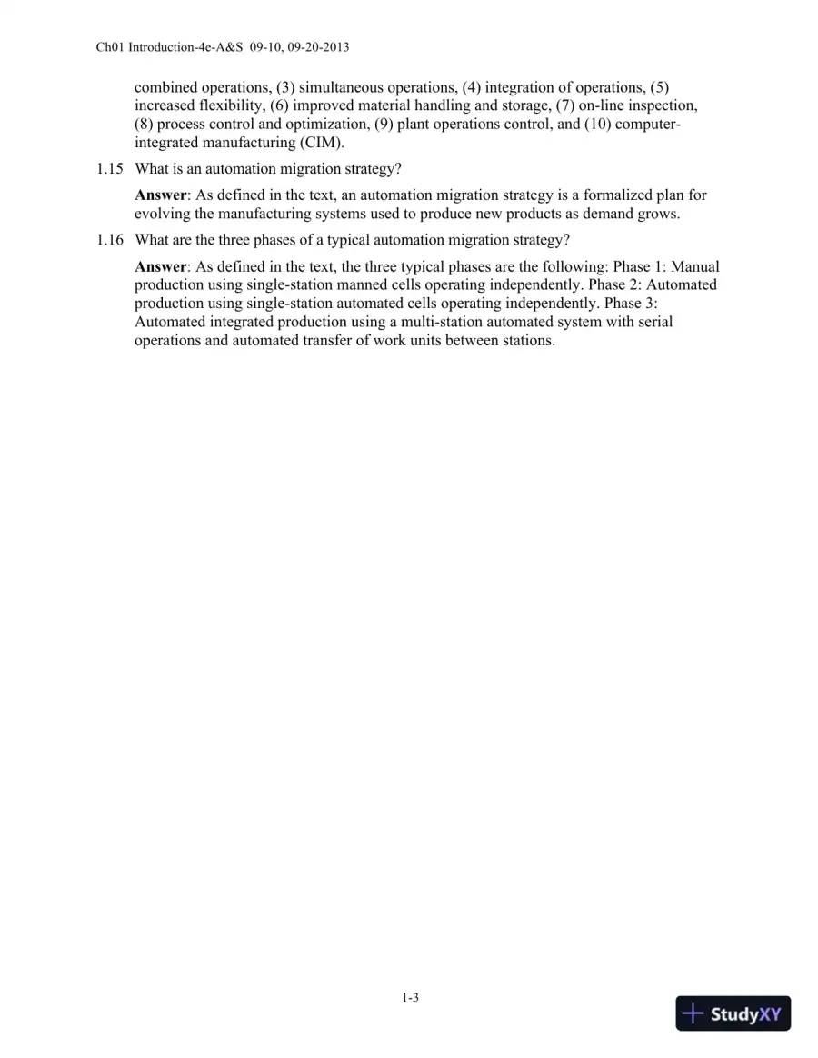 Solution Manual for Automation, Production Systems, and Computer-Integrated Manufacturing, 4th Edition, page 5