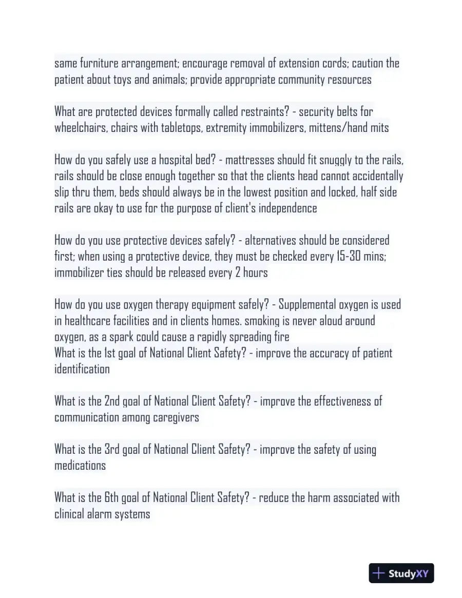 Client-Centered Care Comprehensive Practice Exam With Answers (232 Solved Questions), page 6