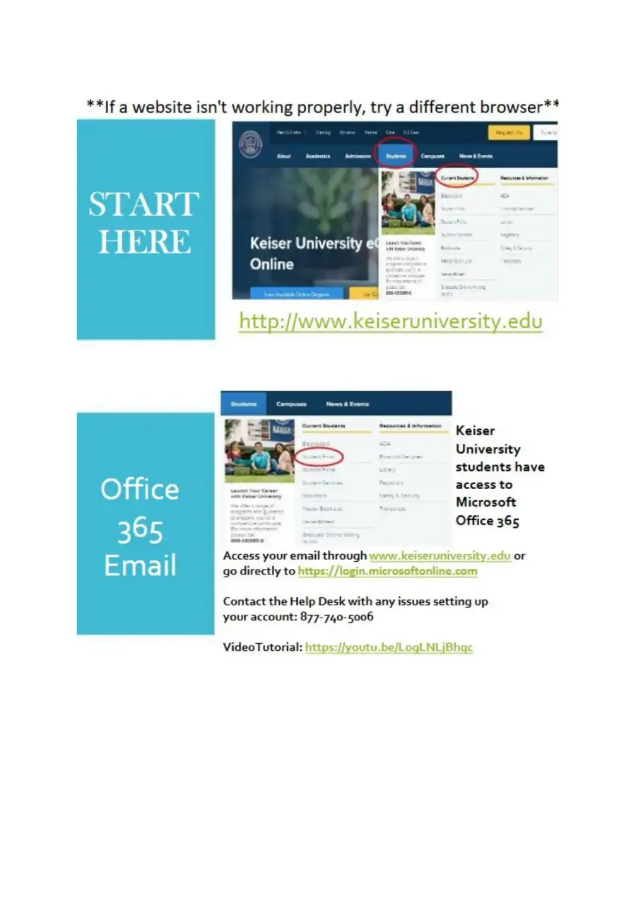 Navigating Blackboard-How to Access and Use the On, page 2