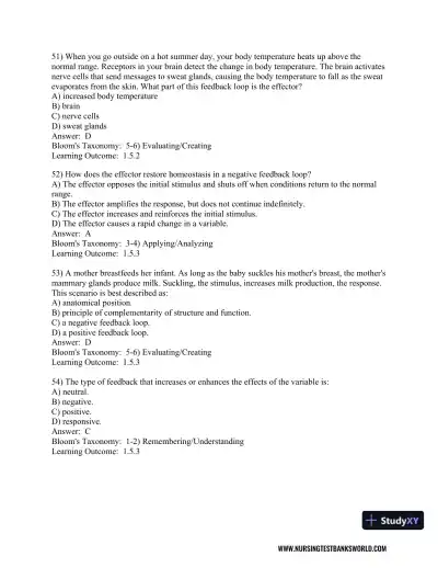 Test Bank For Human Anatomy and Physiology, 2nd Edition - Page 13 preview image