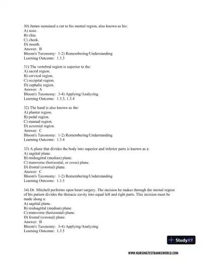 Test Bank For Human Anatomy and Physiology, 2nd Edition - Page 8 preview image