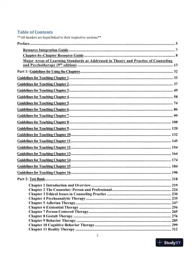 Test Bank For Theory And Practice Of Counseling And Psychotherapy, 9th Edition - Page 4 preview image