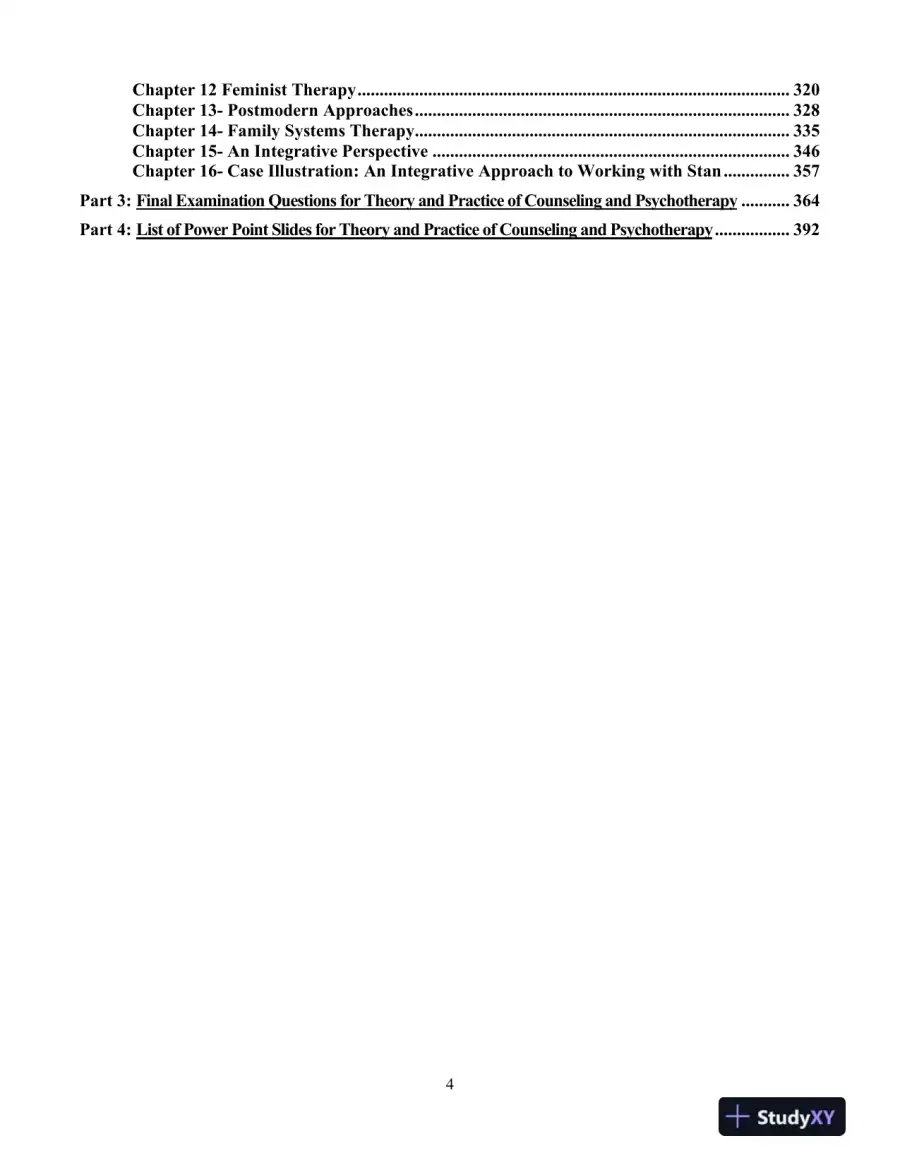 Test Bank For Theory And Practice Of Counseling And Psychotherapy, 9th Edition, page 5