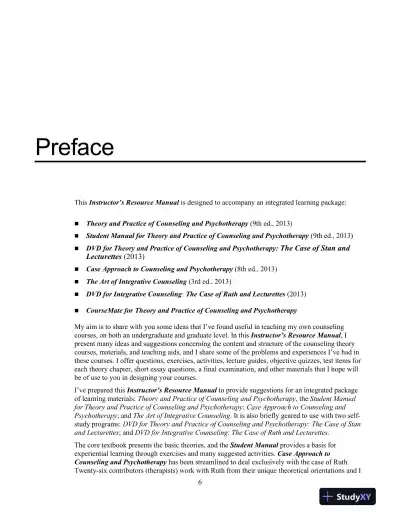 Test Bank For Theory And Practice Of Counseling And Psychotherapy, 9th Edition - Page 7 preview image