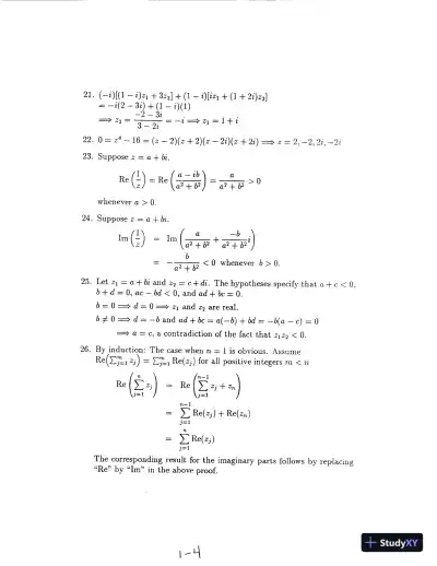 Solution Manual for Fundamentals of Complex Analysis: with Applications to Engineering and Science (Classic Version), 3rd Edition - Page 6 preview image