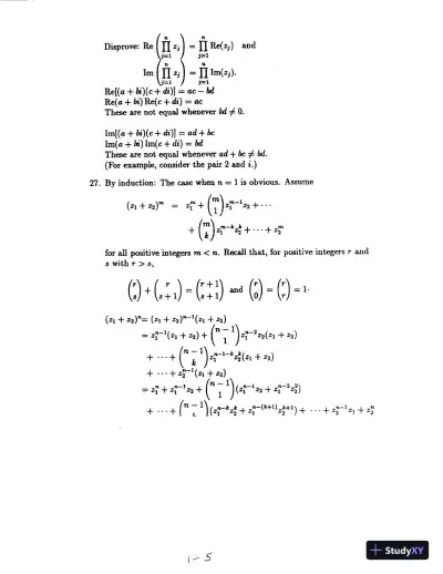 Solution Manual for Fundamentals of Complex Analysis: with Applications to Engineering and Science (Classic Version), 3rd Edition - Page 7 preview image