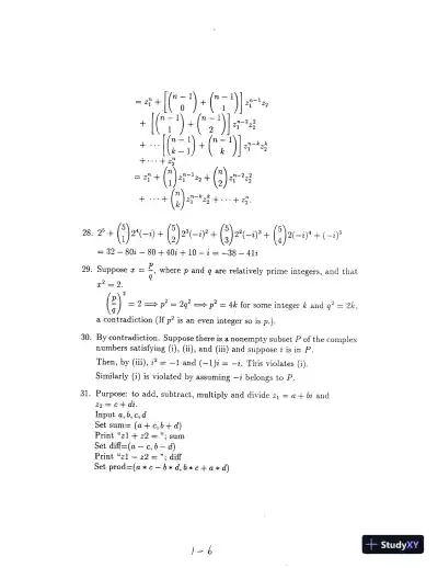 Solution Manual for Fundamentals of Complex Analysis: with Applications to Engineering and Science (Classic Version), 3rd Edition - Page 8 preview image