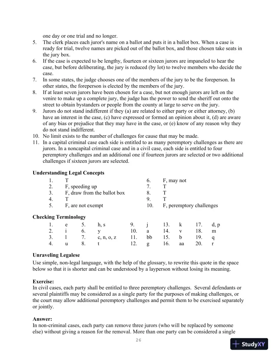 Class Notes For Legal Terminology, 6th Edition, page 26