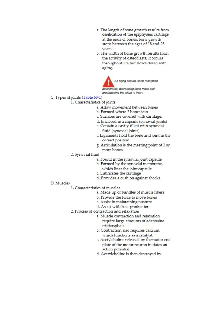 Saunders Musculoskeletal Problems RN Nclex 60, page 2