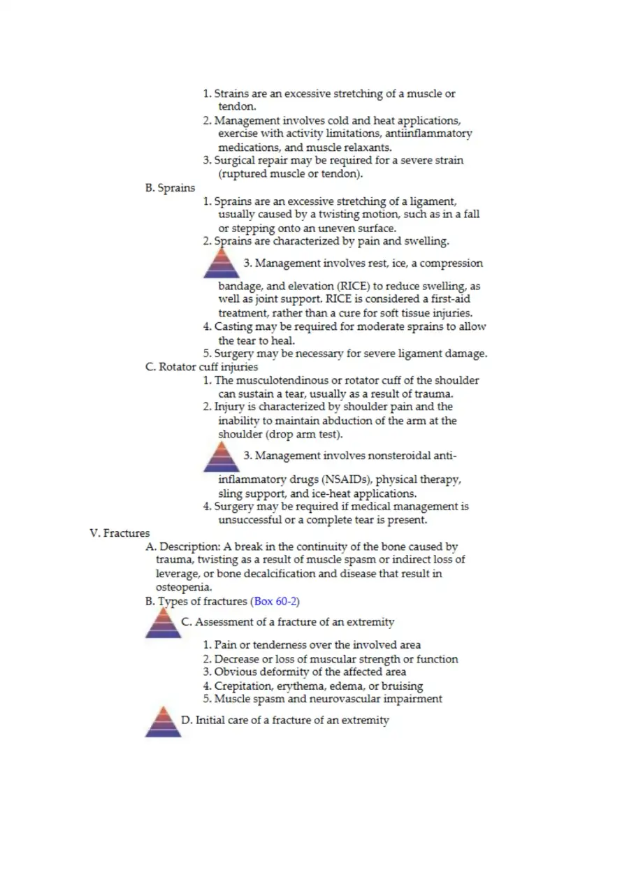 Saunders Musculoskeletal Problems RN Nclex 60, page 8