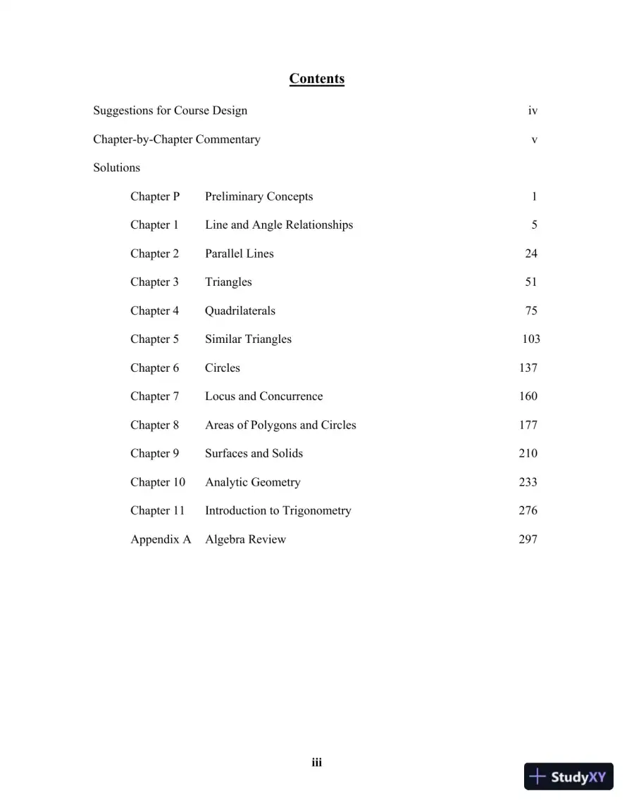 Solution Manual For Elementary Geometry for College Students, 7th Edition, page 3