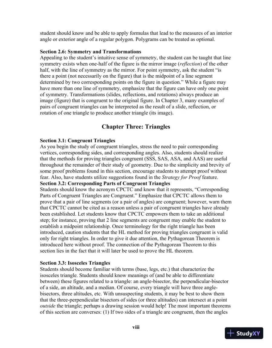 Solution Manual For Elementary Geometry for College Students, 7th Edition, page 8
