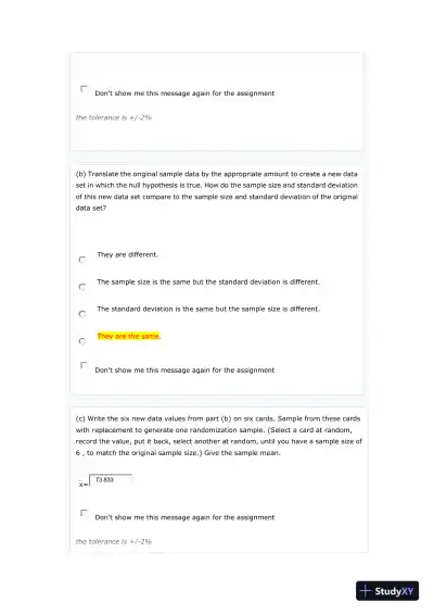 Statistical Analysis of Experimental Results - Page 6 preview image