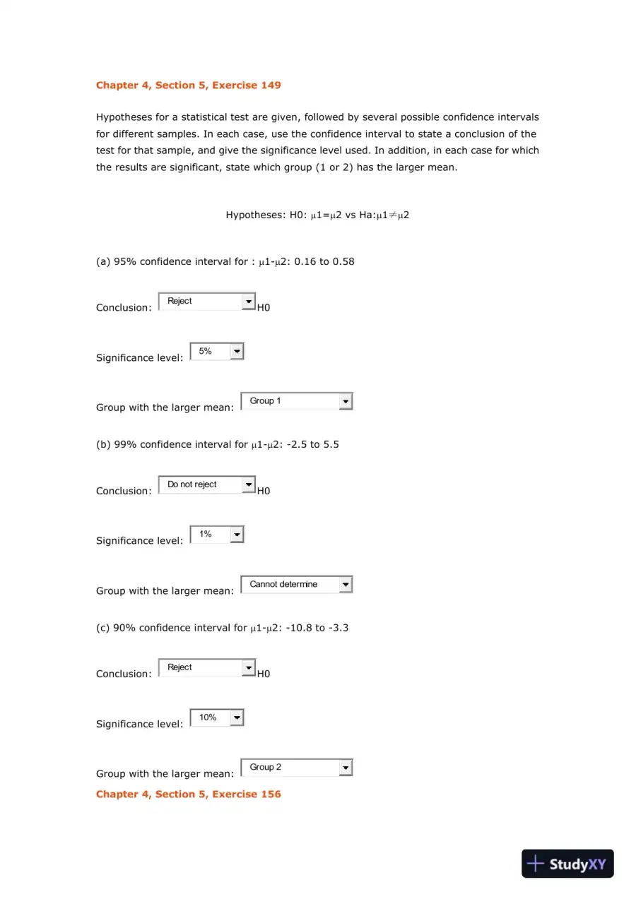 Statistical Analysis of Experimental Results, page 7