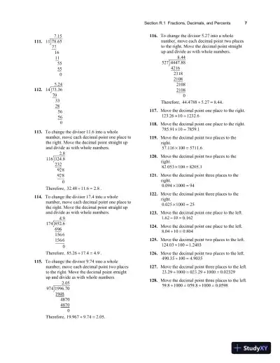 Solution Manual for College Algebra and Trigonometry, 7th Edition - Page 13 preview image