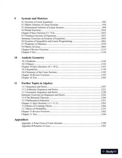 Solution Manual for College Algebra and Trigonometry, 7th Edition - Page 6 preview image