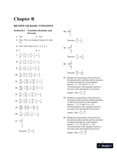 Solution Manual for College Algebra and Trigonometry, 7th Edition - Page 7 preview image