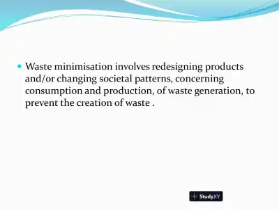 Waste Minimisation - Page 3 preview image