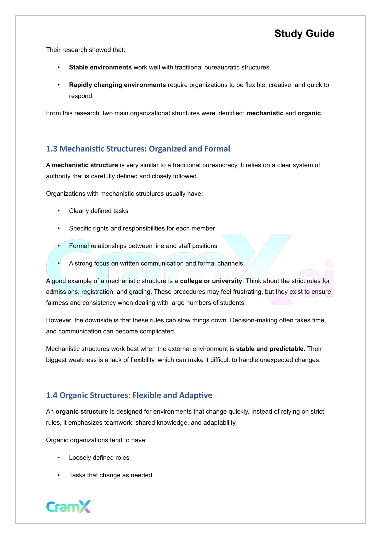 Principles of Management - Organizational Design and Structure - Page 2 preview image