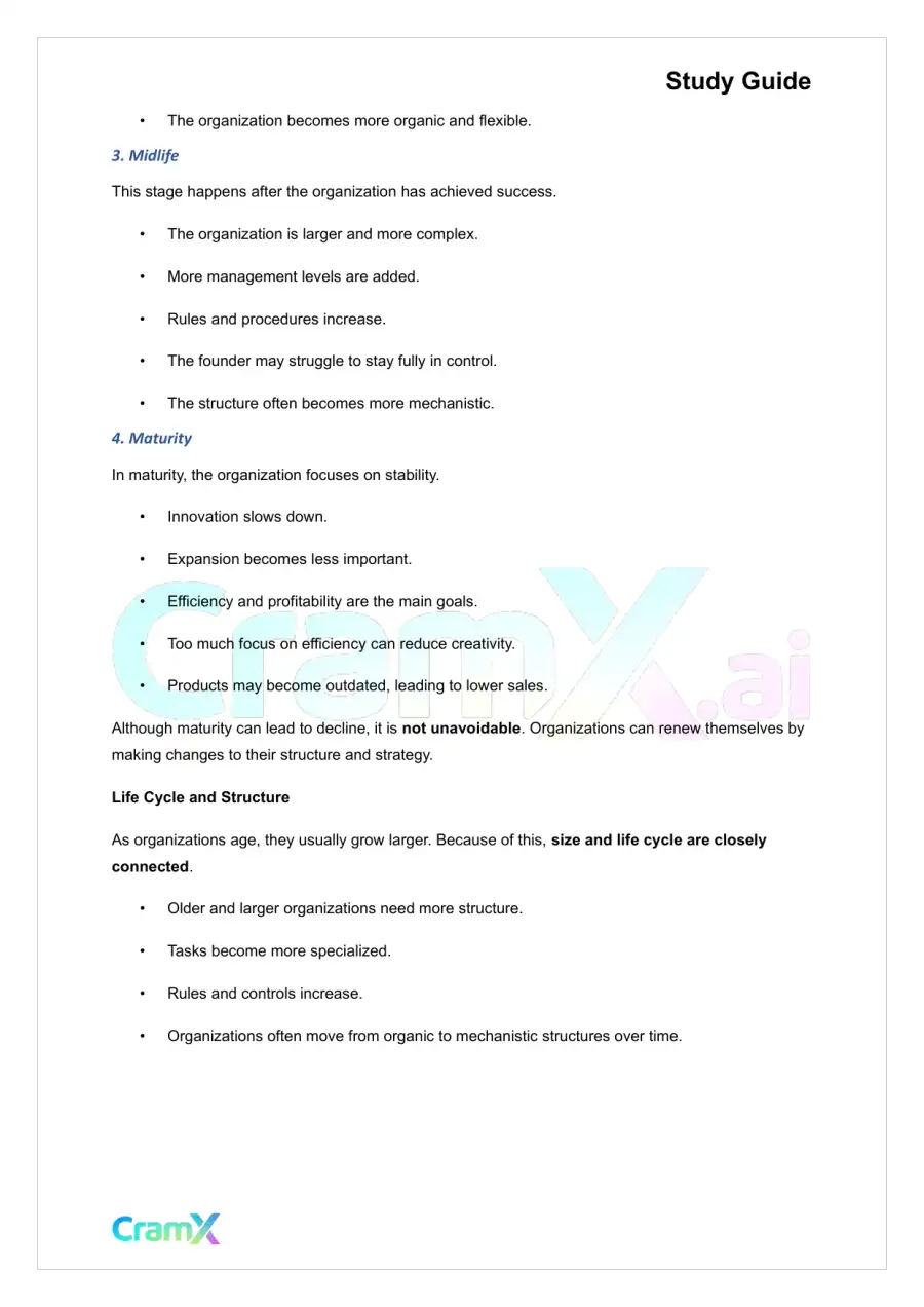 Principles of Management - Organizational Design and Structure, page 5