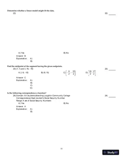 Precalculus: Graphs And Models, A Right Triangle Approach, 6th Edition Test Bank - Page 11 preview image