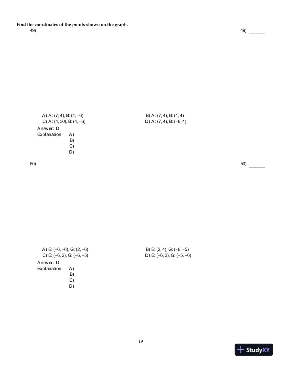 Precalculus: Graphs And Models, A Right Triangle Approach, 6th Edition Test Bank, page 20