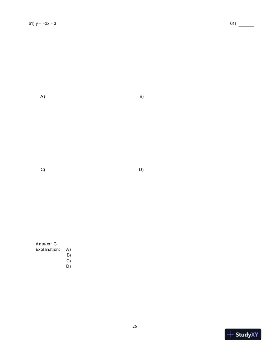 Precalculus: Graphs And Models, A Right Triangle Approach, 6th Edition Test Bank, page 27