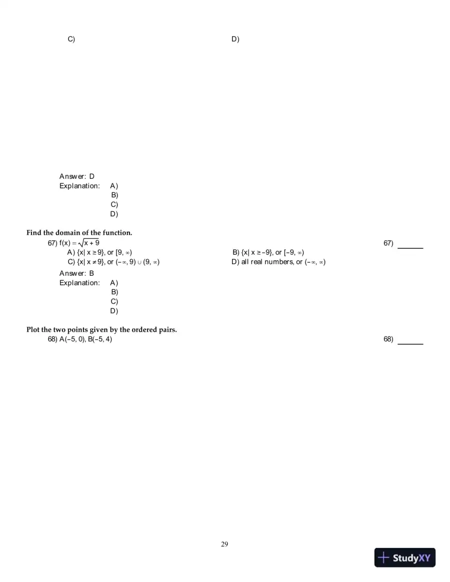 Precalculus: Graphs And Models, A Right Triangle Approach, 6th Edition Test Bank, page 30