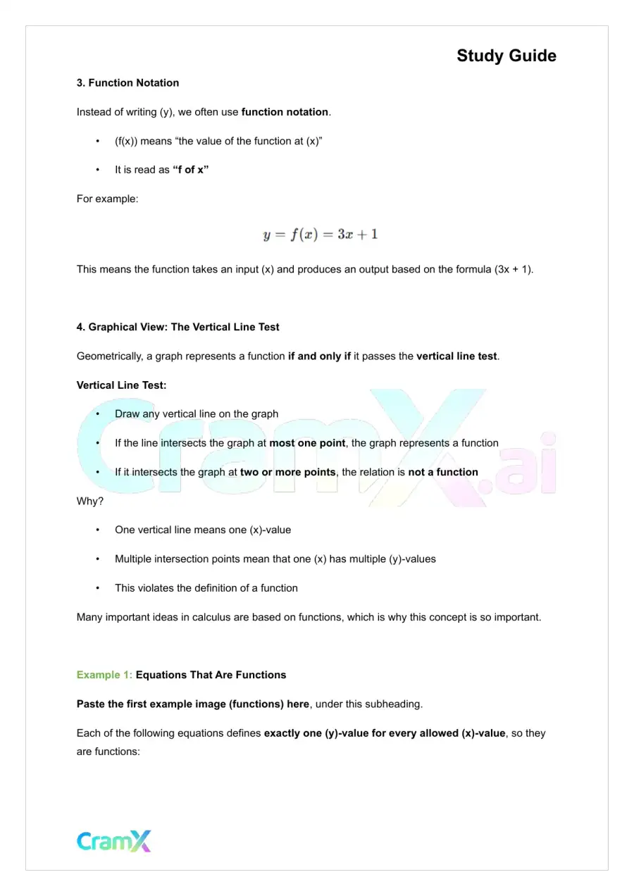 Calculus - Review Topics, page 4
