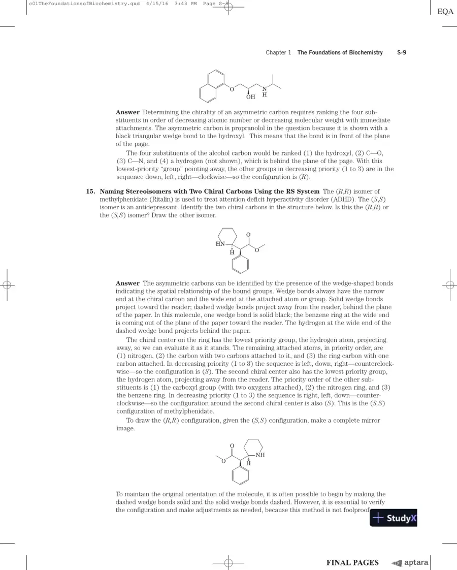 Lehninger Principles of Biochemistry Seventh Edition Solution Manual, page 16