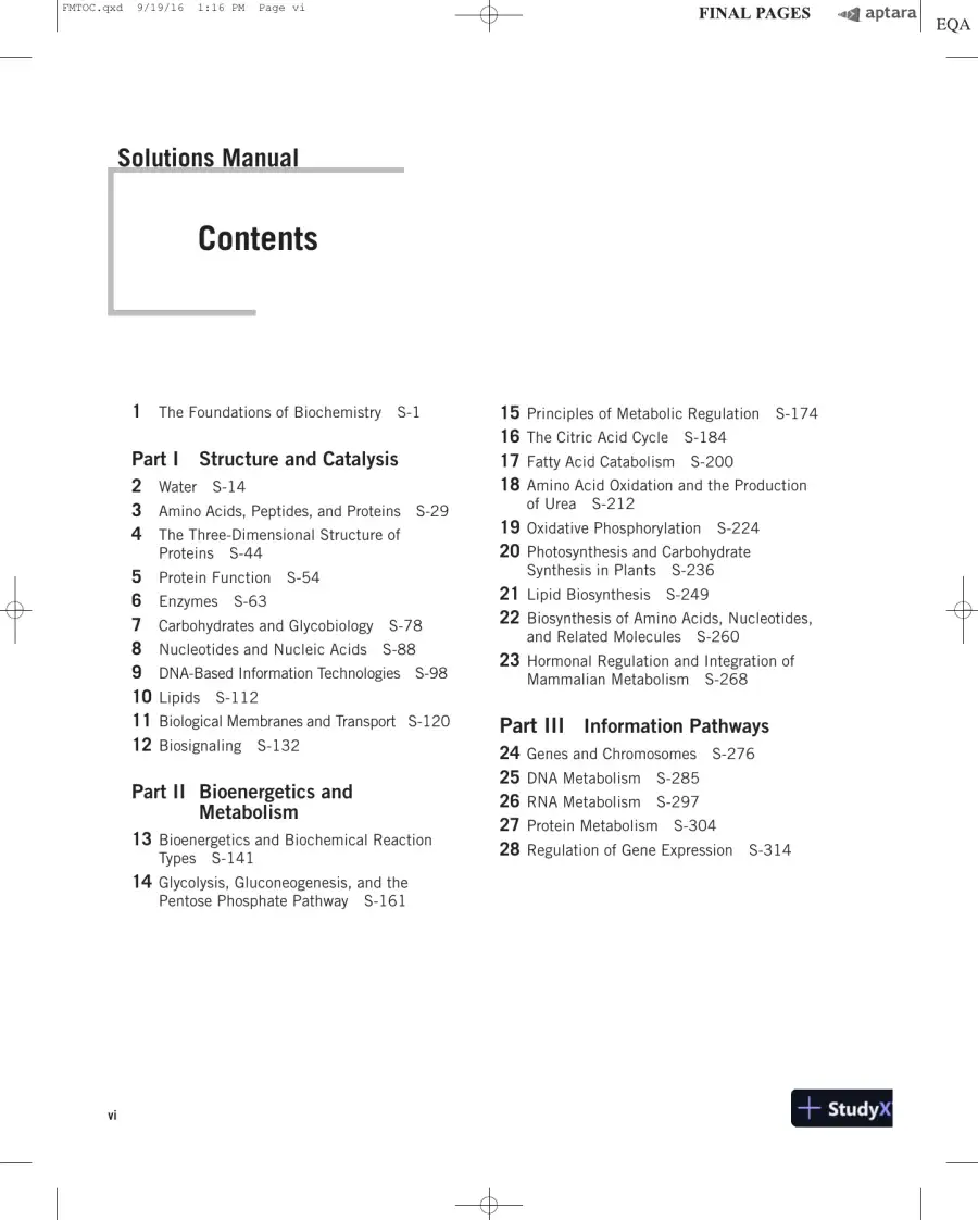 Lehninger Principles of Biochemistry Seventh Edition Solution Manual, page 4