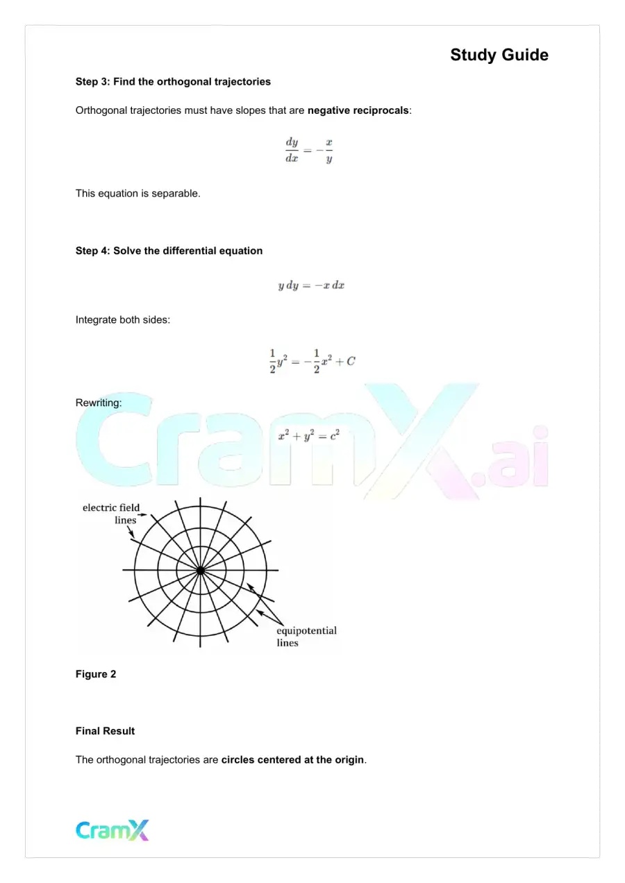 Differential Equations - Applying Differential Equations, page 3