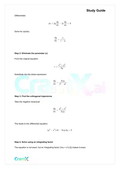 Differential Equations - Applying Differential Equations - Page 5 preview image