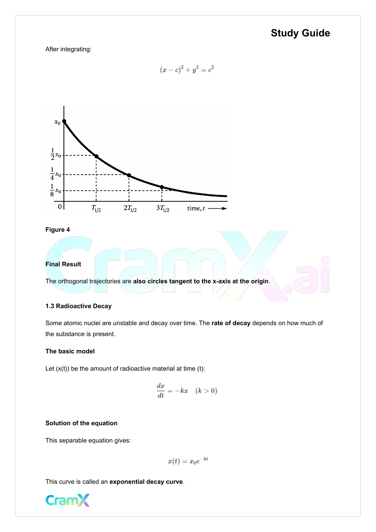 Differential Equations - Applying Differential Equations - Page 6 preview image