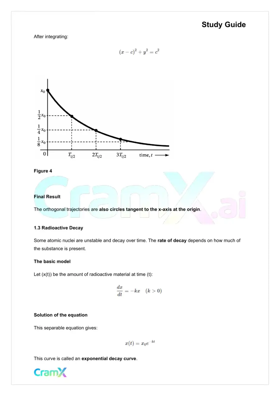 Differential Equations - Applying Differential Equations, page 6