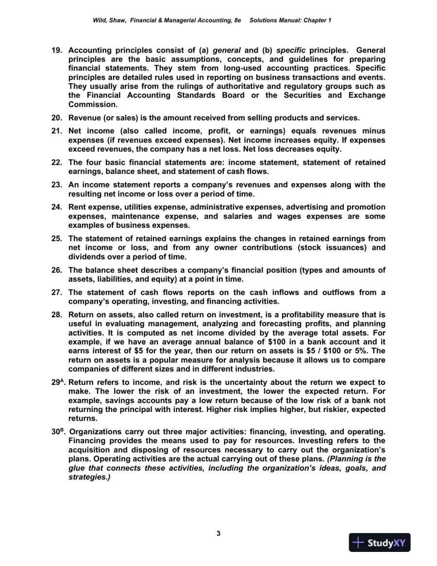 Solution Manual for Financial and Managerial Accounting, 8th Edition, page 4