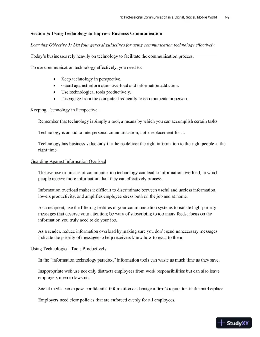 Excellence in Business Communication, 12th Edition Class Notes, page 13