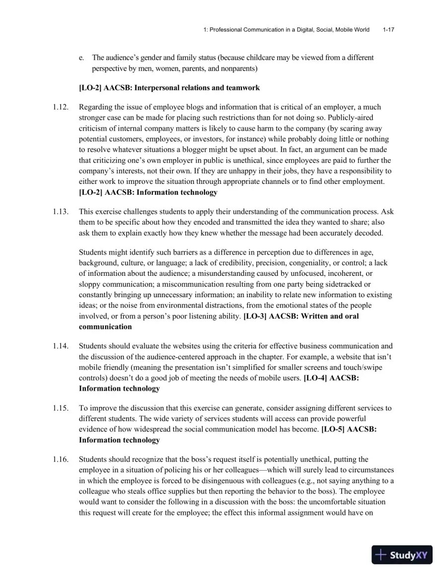 Excellence in Business Communication, 12th Edition Class Notes, page 21