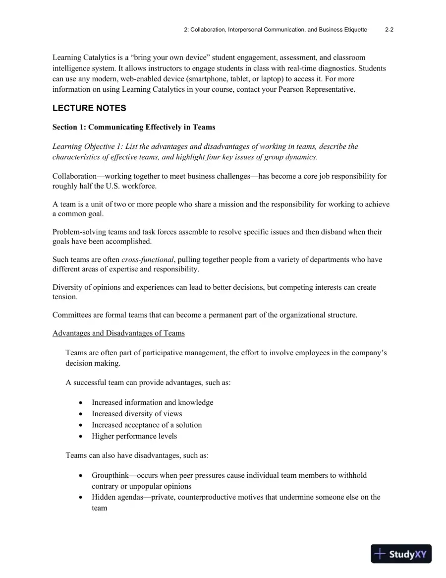 Excellence in Business Communication, 12th Edition Class Notes, page 24