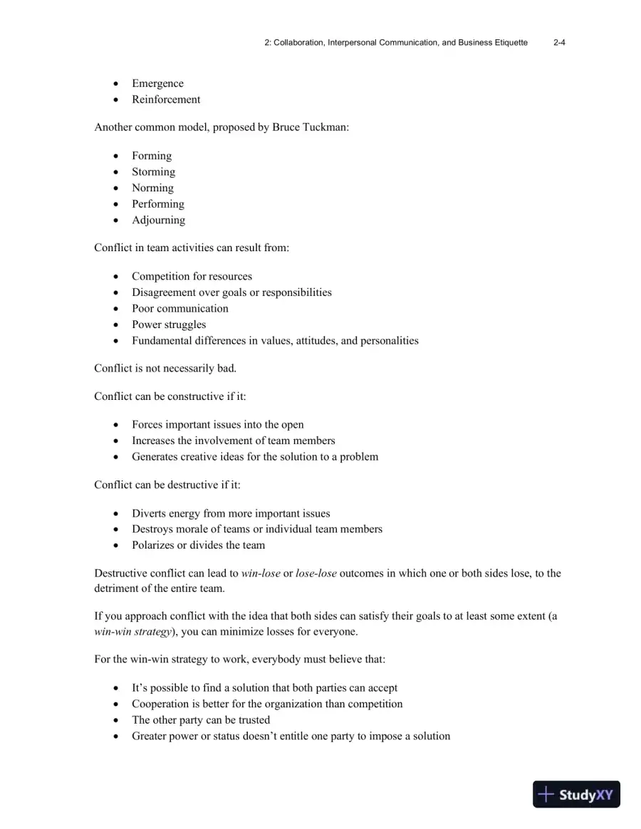 Excellence in Business Communication, 12th Edition Class Notes, page 26