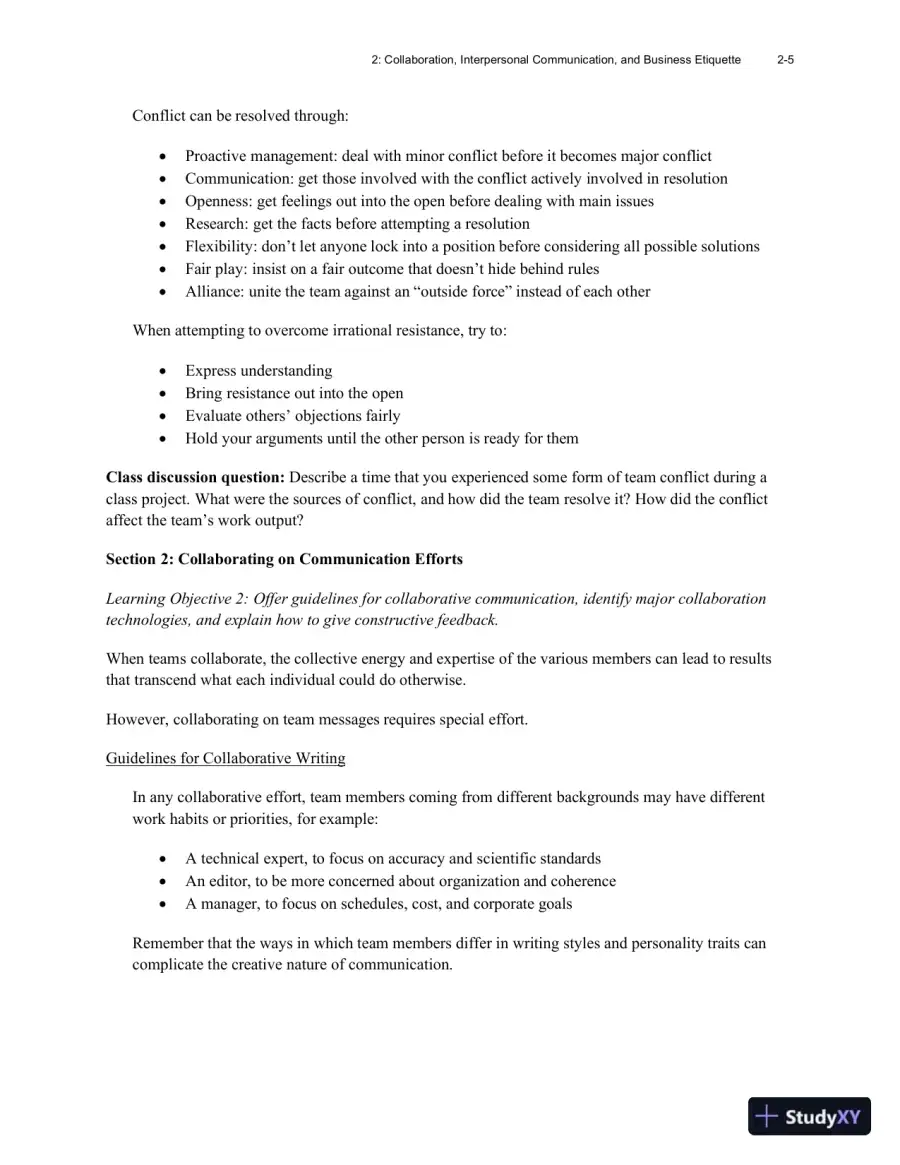 Excellence in Business Communication, 12th Edition Class Notes, page 27