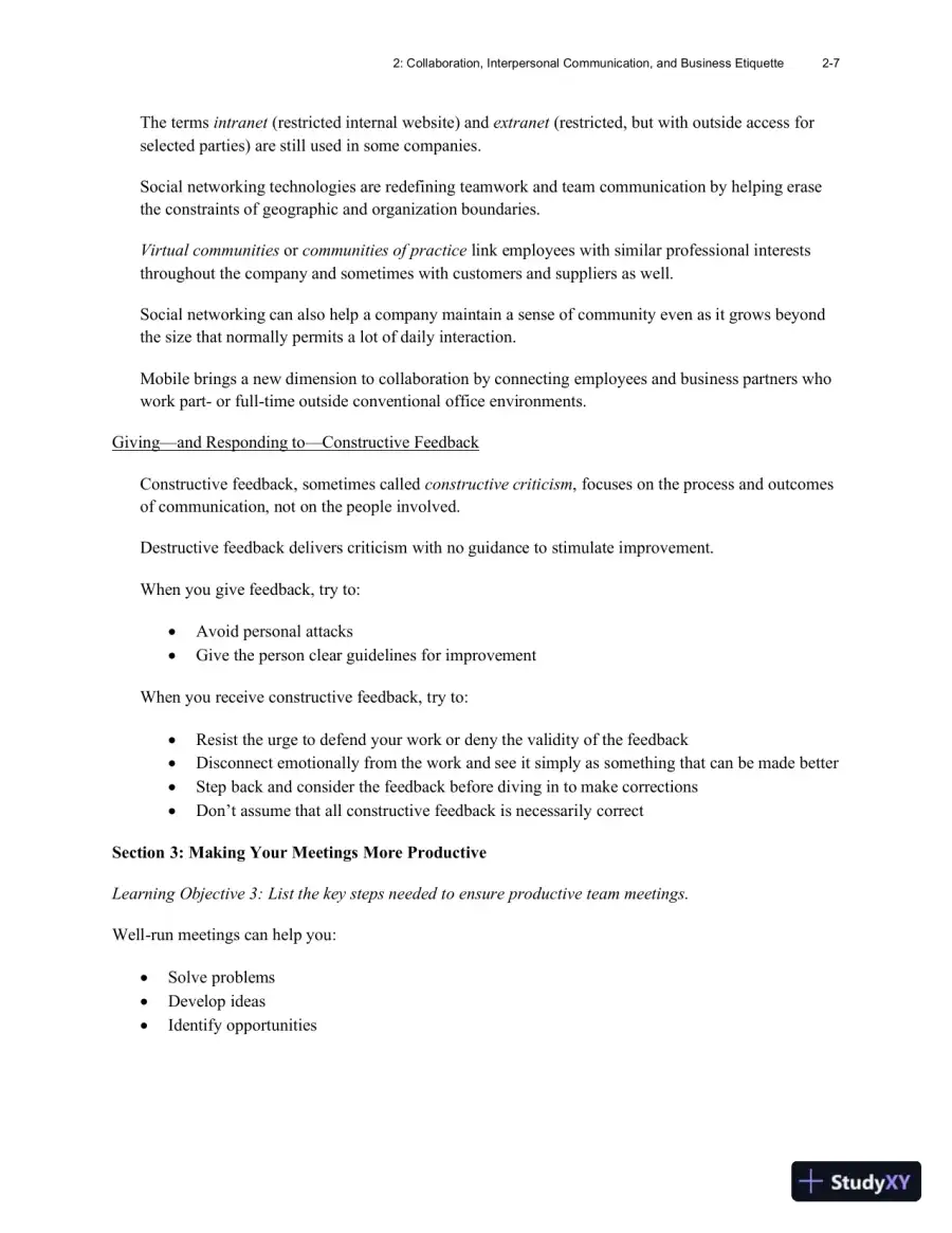 Excellence in Business Communication, 12th Edition Class Notes, page 29
