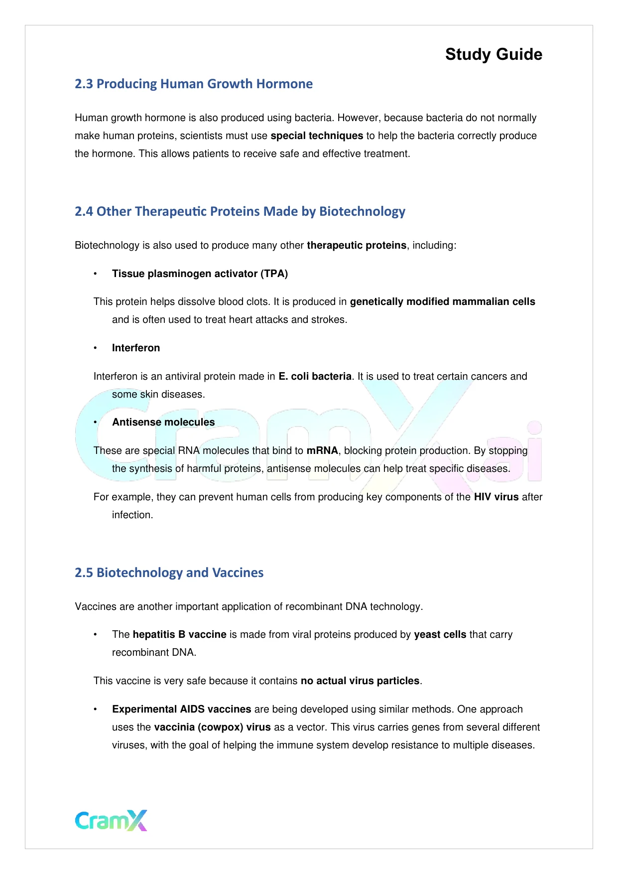 Biology - Recombinant DNA and Biotechnology - Page 4 preview image
