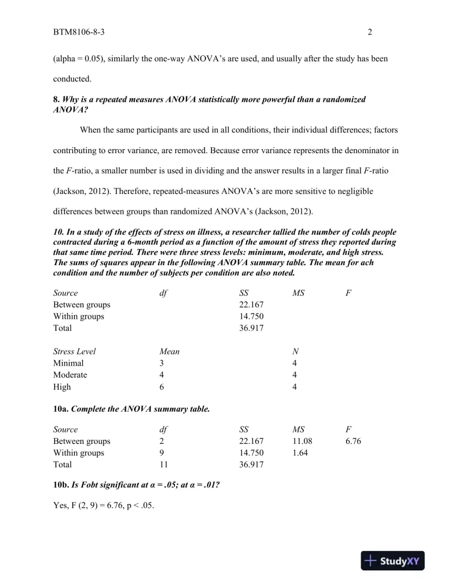 BTM8106-8-3 Jackson, Even-Numbered Chapter Exercises, page 3