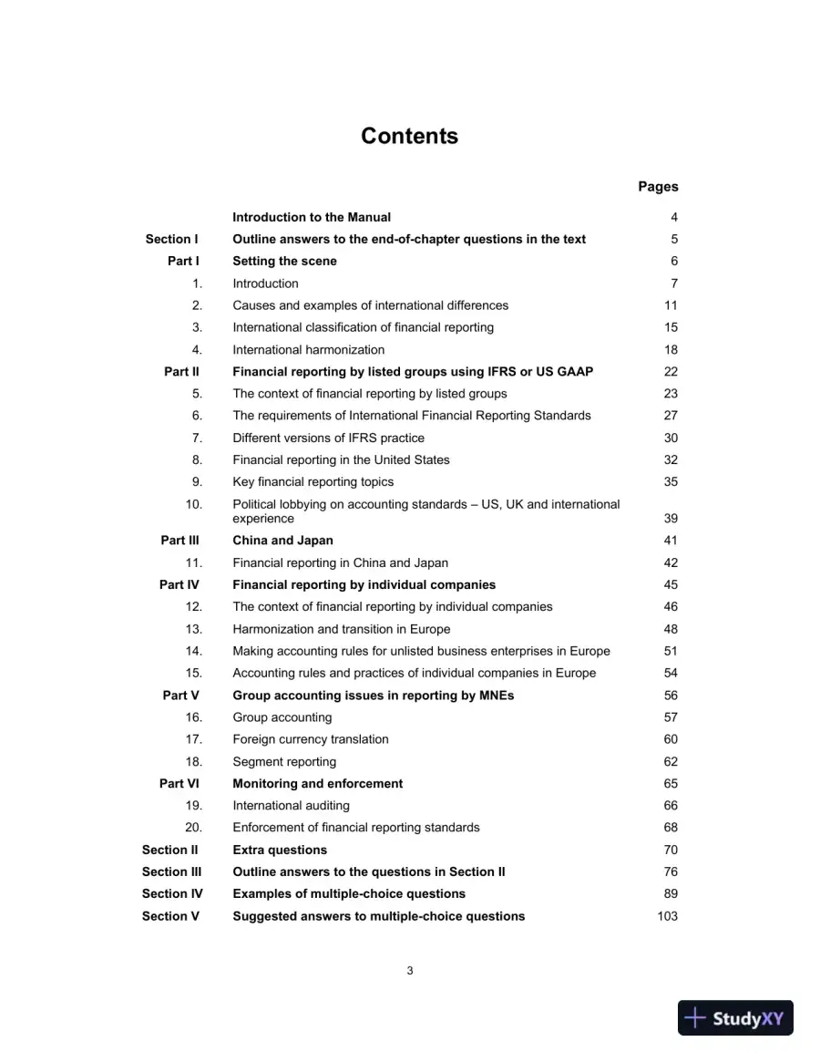 Solution Manual for Comparative International Accounting, 13th Edition, page 3