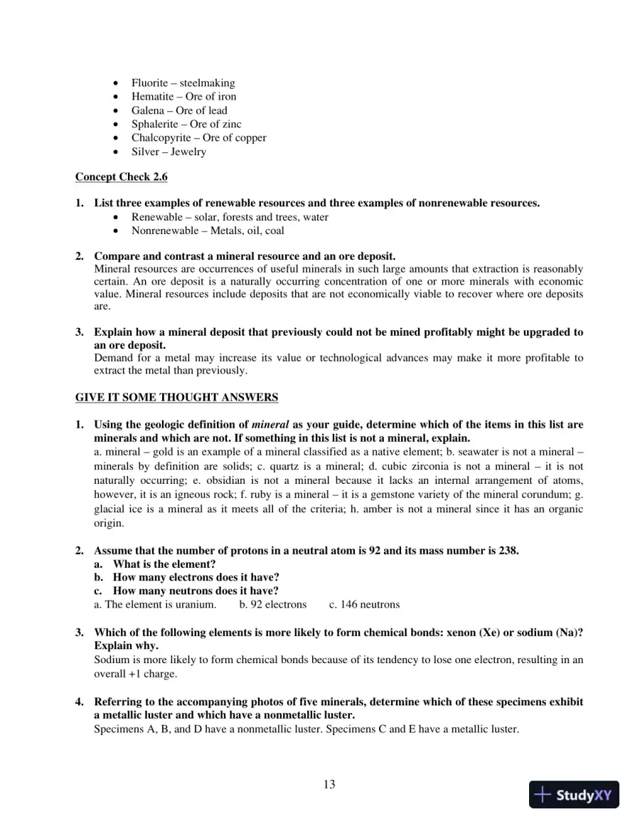 Solution Manual For Earth Science, 14th Edition, page 14