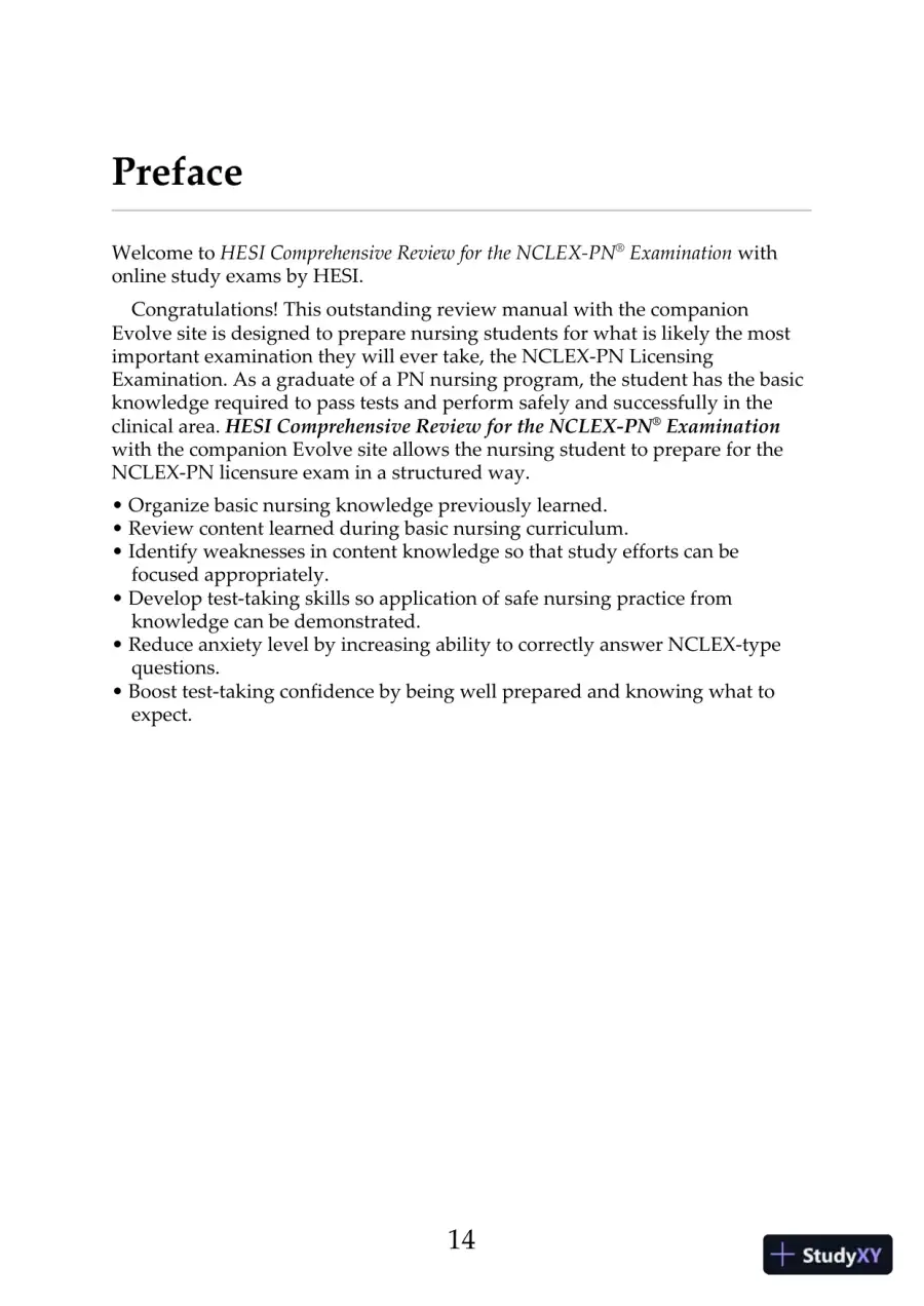 Hesi Comprehensive Review for the Nclex-Pn Examination (2017), page 15